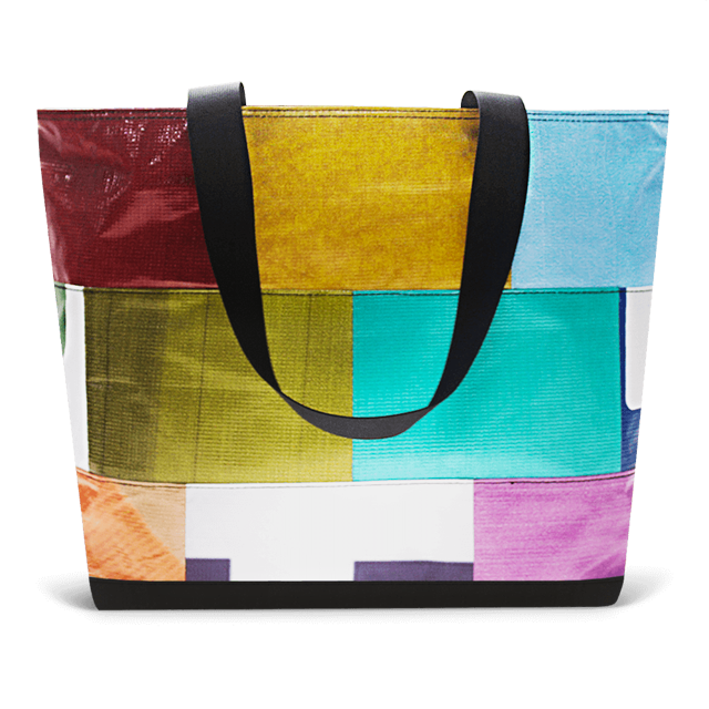 Patchwork Zippered Blake Tote