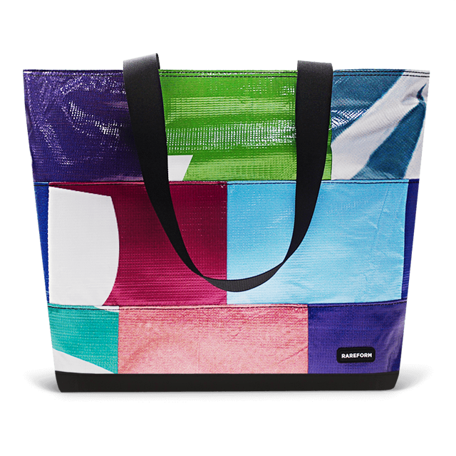 Patchwork Zippered Blake Tote
