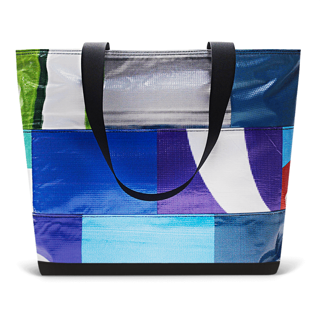 Patchwork Zippered Blake Tote