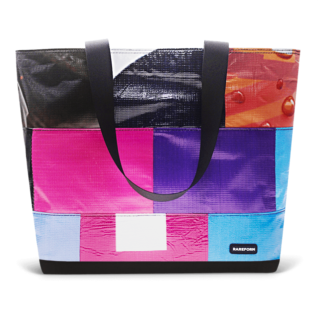 Patchwork Zippered Blake Tote