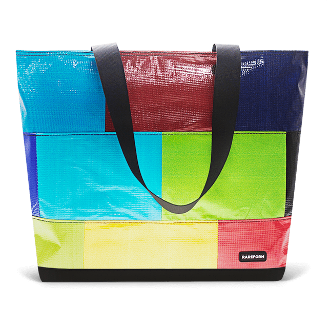Patchwork Zippered Blake Tote