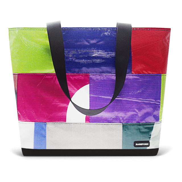 Patchwork Zippered Blake Tote