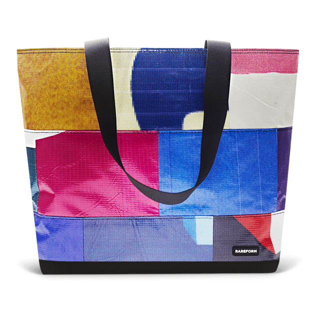 Patchwork Zippered Blake Tote