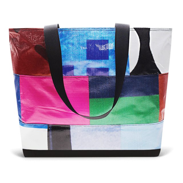 Patchwork Zippered Blake Tote