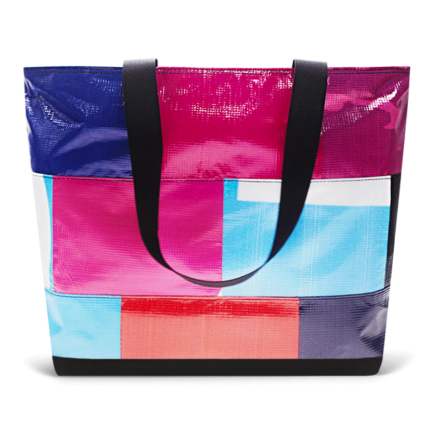 Patchwork Zippered Blake Tote