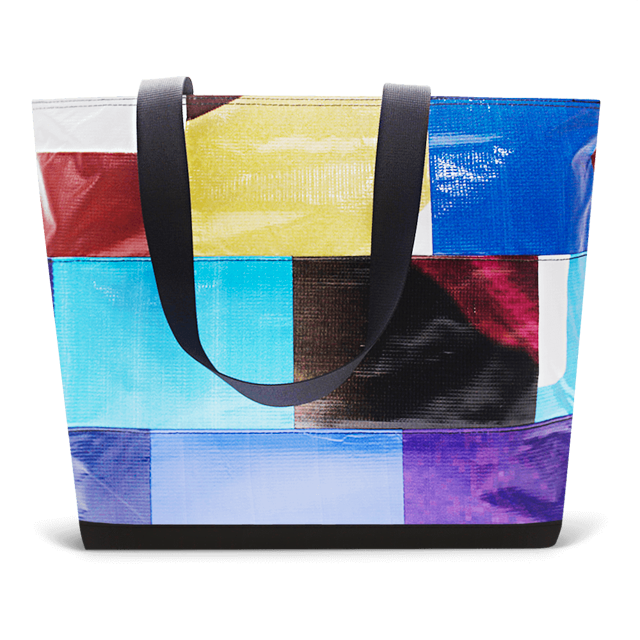 Patchwork Zippered Blake Tote