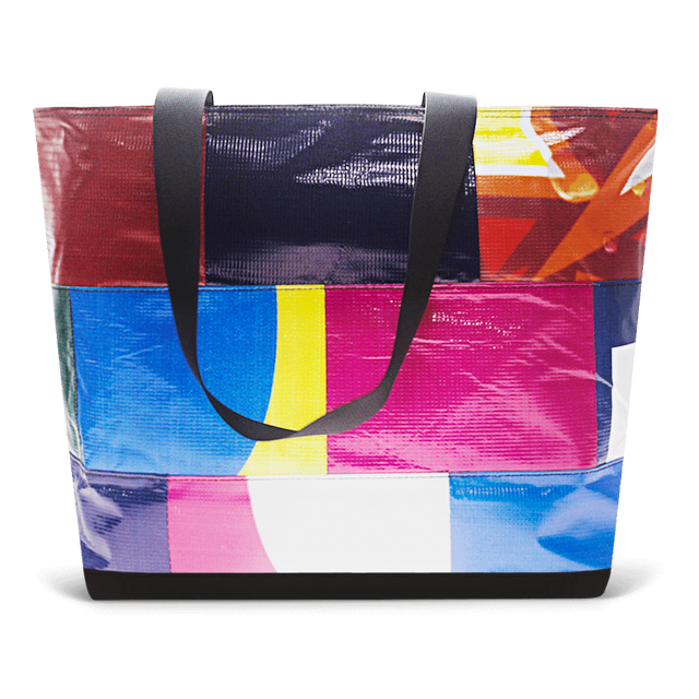 Patchwork Zippered Blake Tote