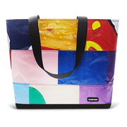 Patchwork Zippered Blake Tote