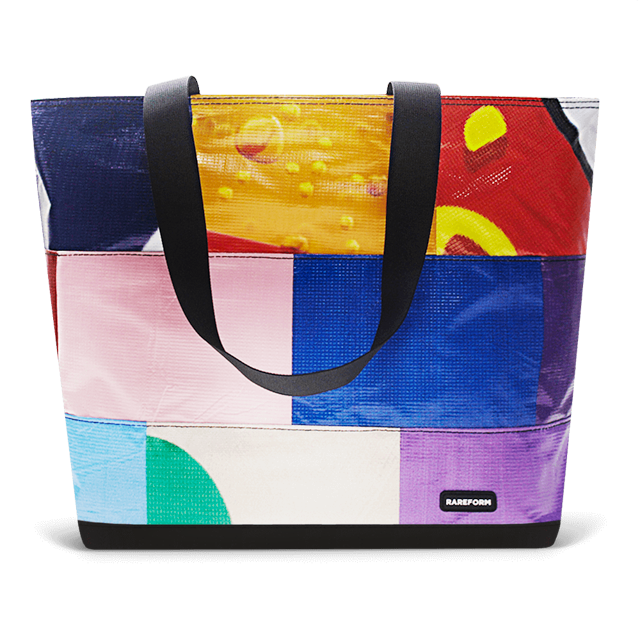 Patchwork Zippered Blake Tote