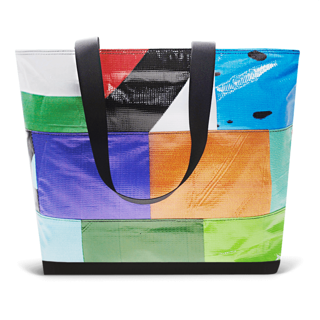 Patchwork Zippered Blake Tote