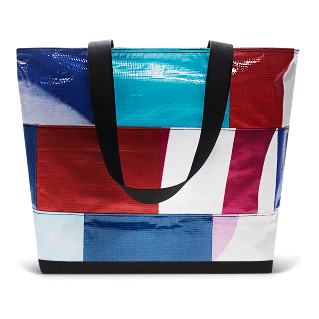 Patchwork Zippered Blake Tote