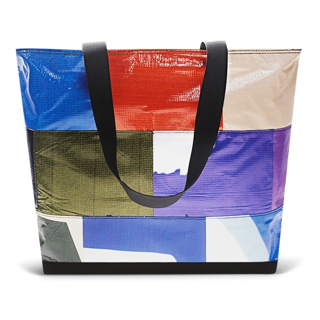 Patchwork Zippered Blake Tote