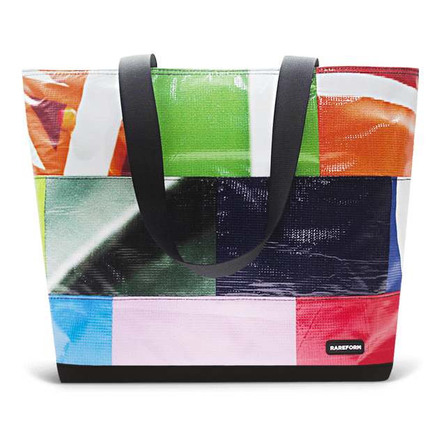 Patchwork Zippered Blake Tote
