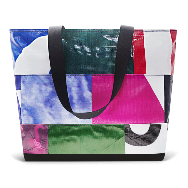 Patchwork Zippered Blake Tote