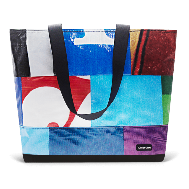 Patchwork Zippered Blake Tote
