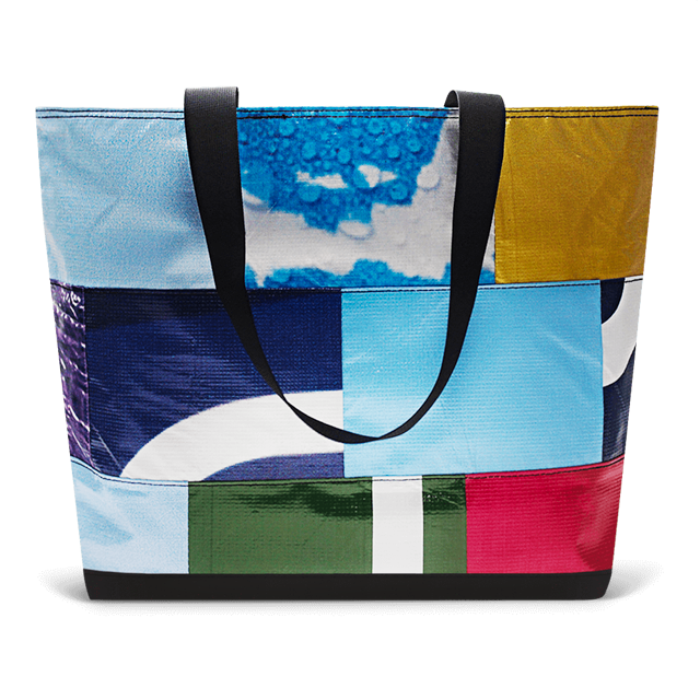 Patchwork Zippered Blake Tote