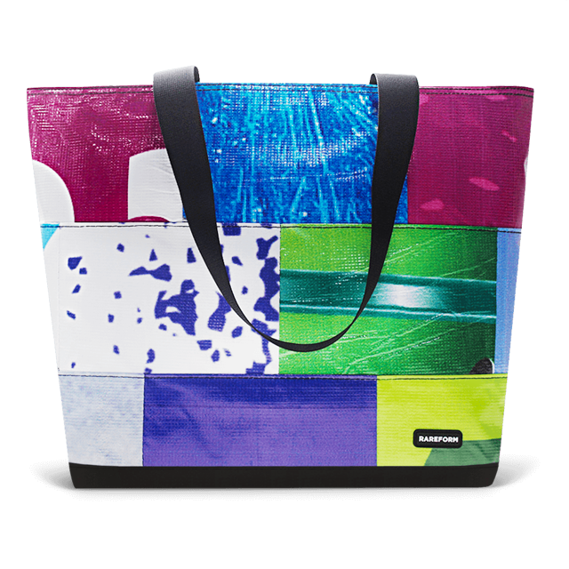 Patchwork Zippered Blake Tote