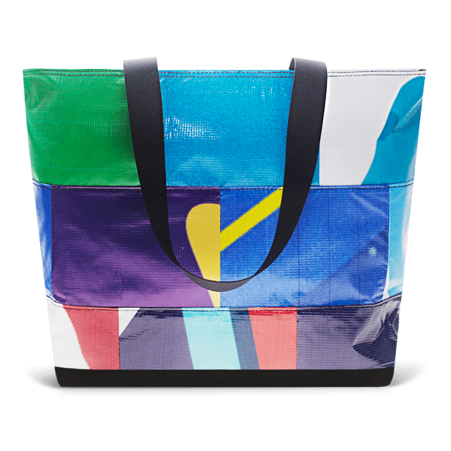 Patchwork Zippered Blake Tote