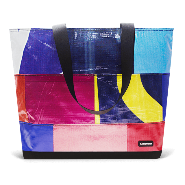 Patchwork Zippered Blake Tote