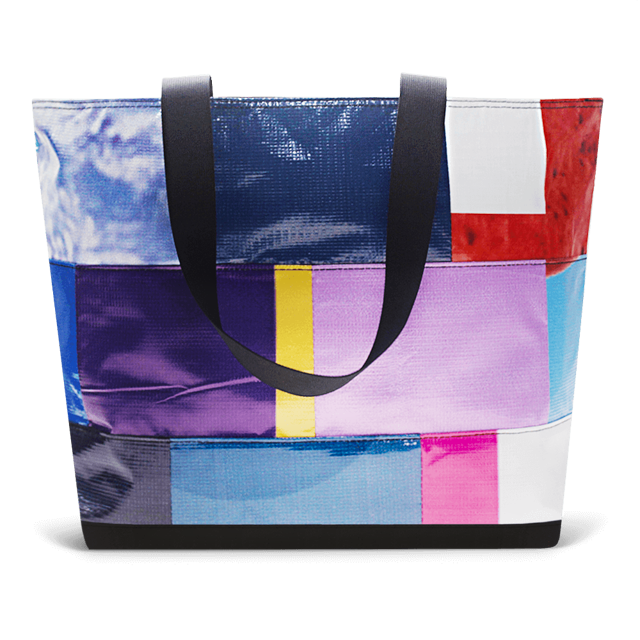 Patchwork Zippered Blake Tote