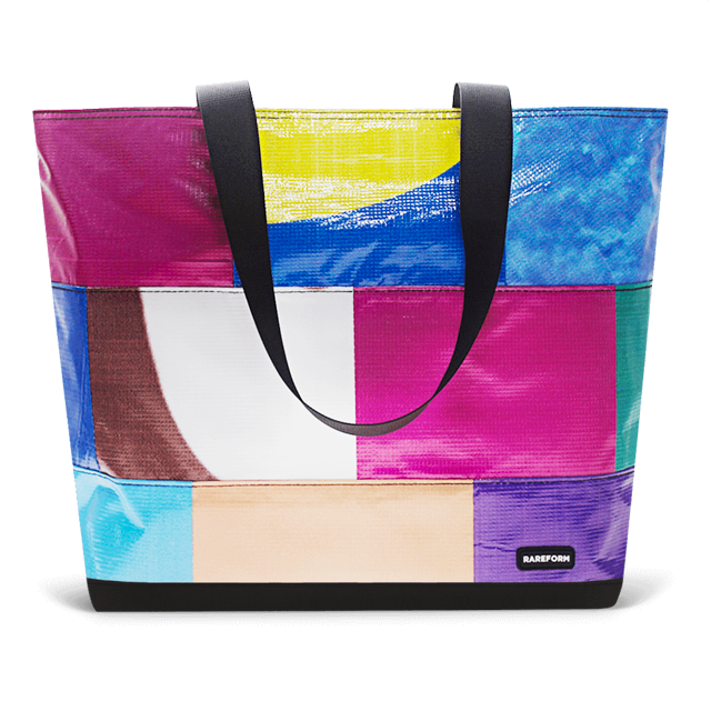 Patchwork Zippered Blake Tote