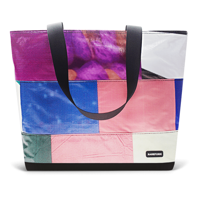 Patchwork Zippered Blake Tote