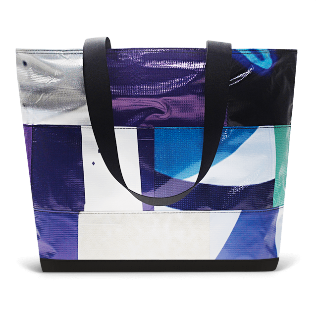 Patchwork Zippered Blake Tote
