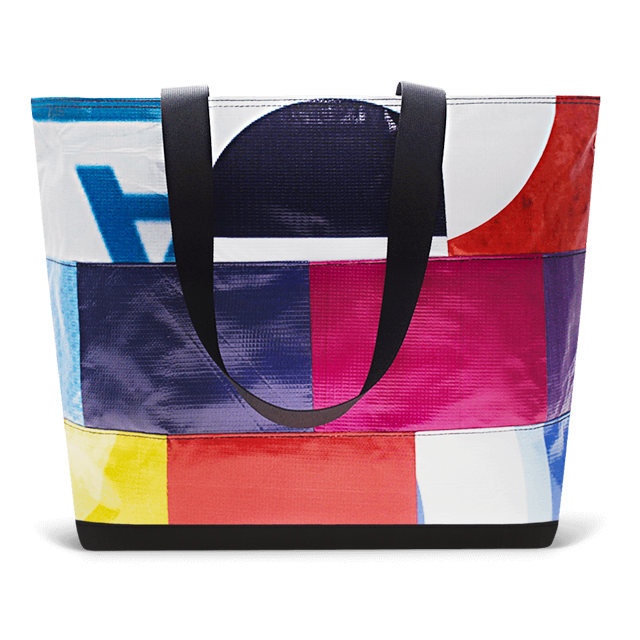 Patchwork Zippered Blake Tote