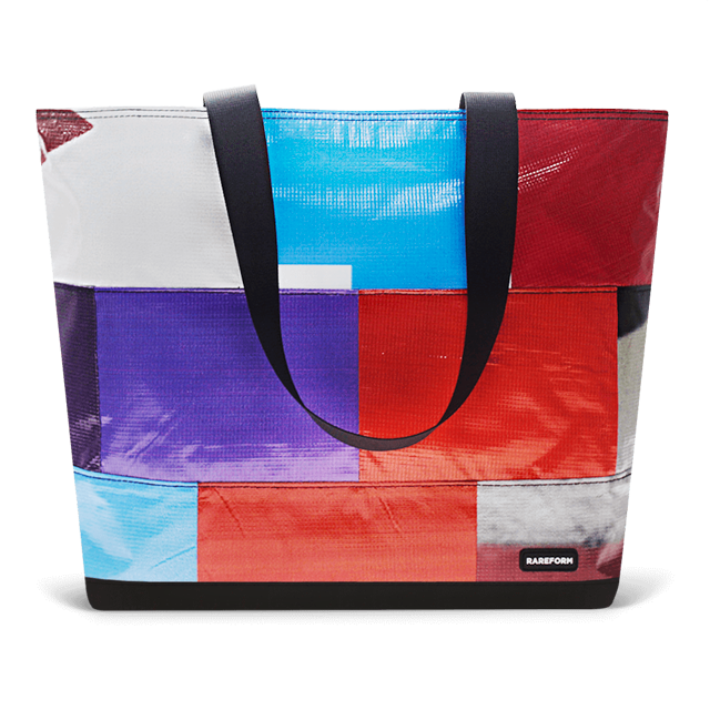 Patchwork Zippered Blake Tote