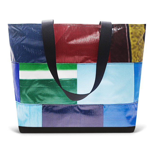 Patchwork Zippered Blake Tote