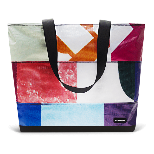 Patchwork Zippered Blake Tote