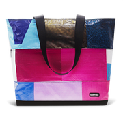 Patchwork Zippered Blake Tote
