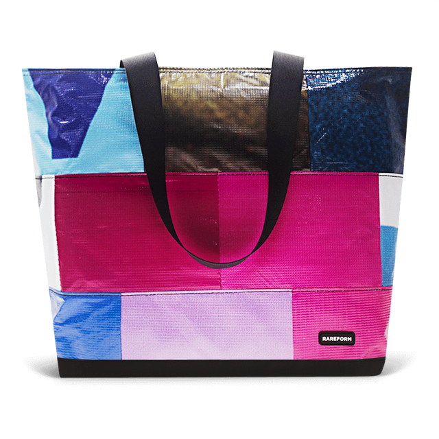 Patchwork Zippered Blake Tote