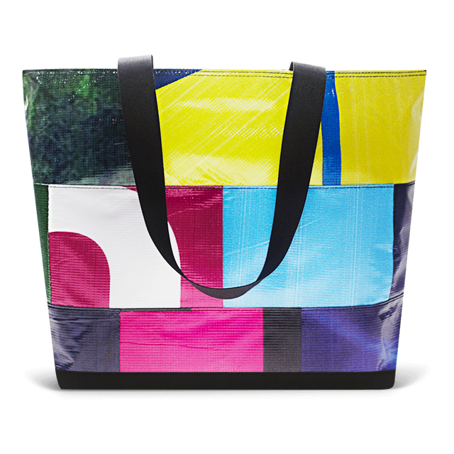 Patchwork Zippered Blake Tote