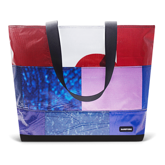 Patchwork Zippered Blake Tote