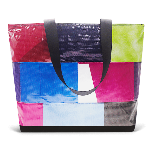 Patchwork Zippered Blake Tote