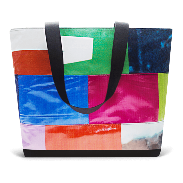 Patchwork Zippered Blake Tote