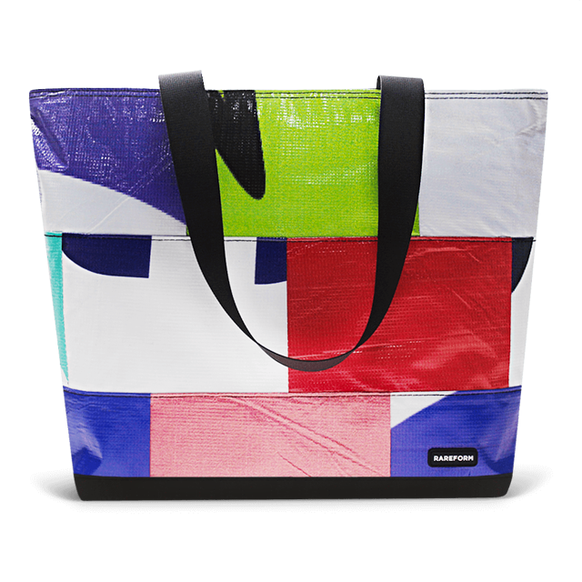 Patchwork Zippered Blake Tote