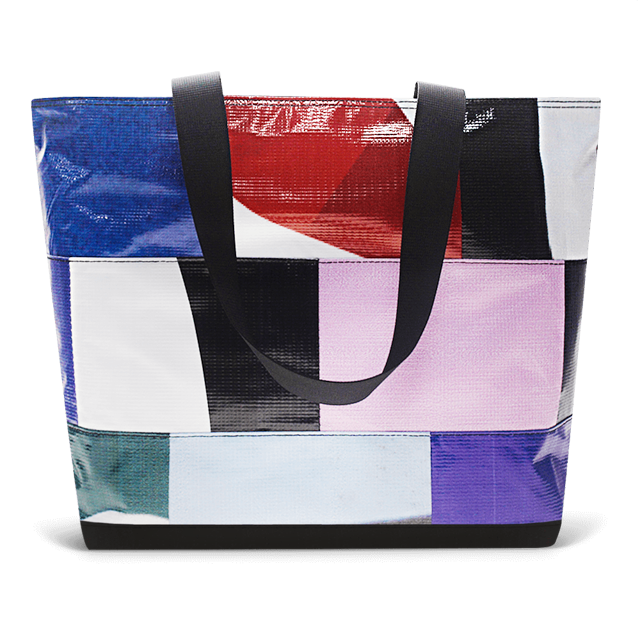 Patchwork Zippered Blake Tote