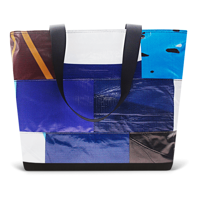 Patchwork Zippered Blake Tote