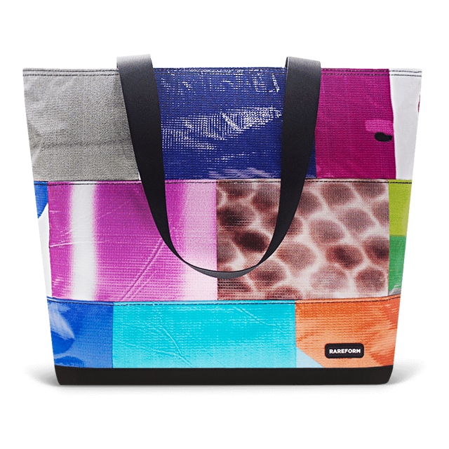 Patchwork Zippered Blake Tote