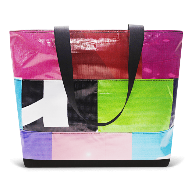 Patchwork Zippered Blake Tote