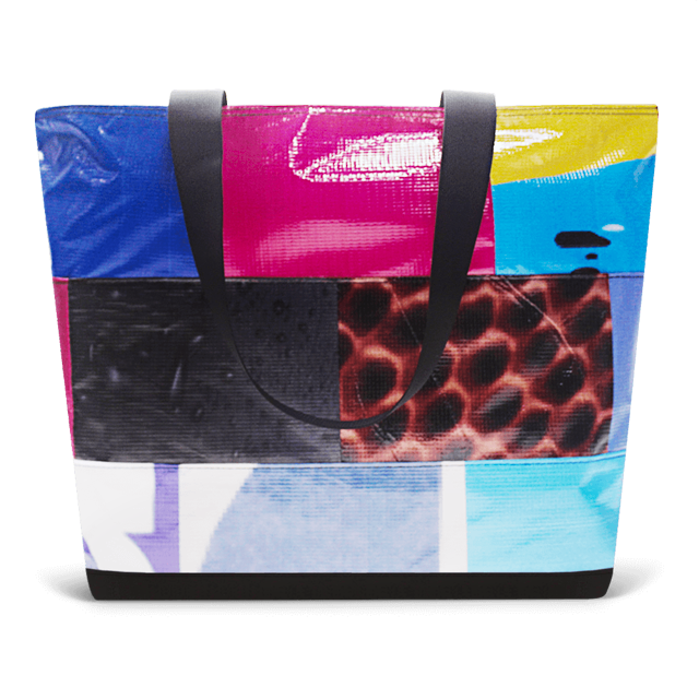 Patchwork Zippered Blake Tote
