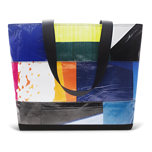 Patchwork Zippered Blake Tote