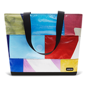 Patchwork Zippered Blake Tote