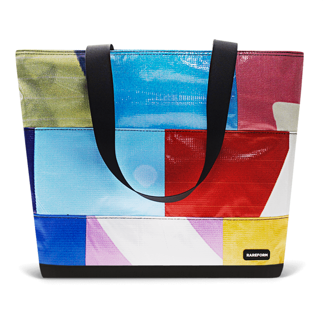 Patchwork Zippered Blake Tote