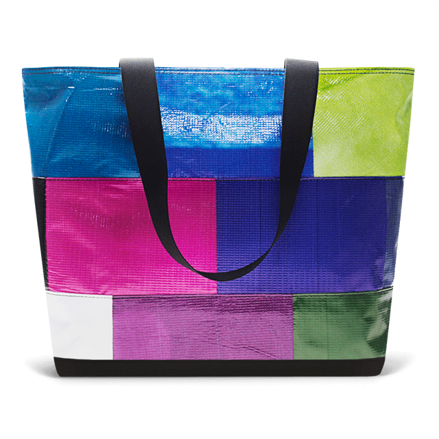 Patchwork Zippered Blake Tote
