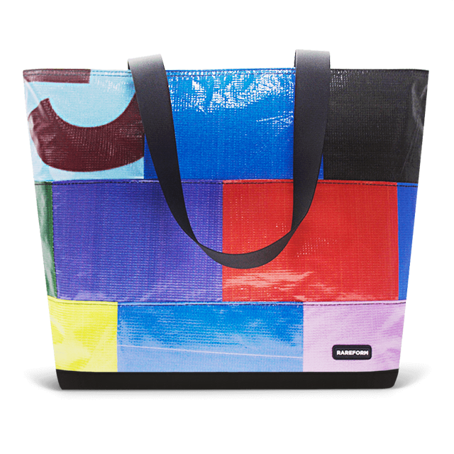 Patchwork Zippered Blake Tote