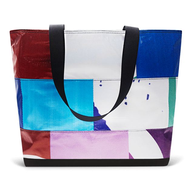 Patchwork Zippered Blake Tote