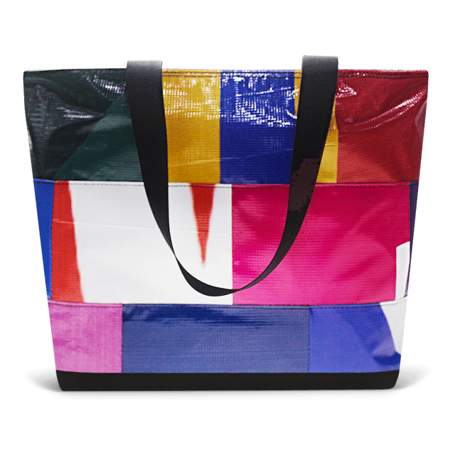 Patchwork Zippered Blake Tote